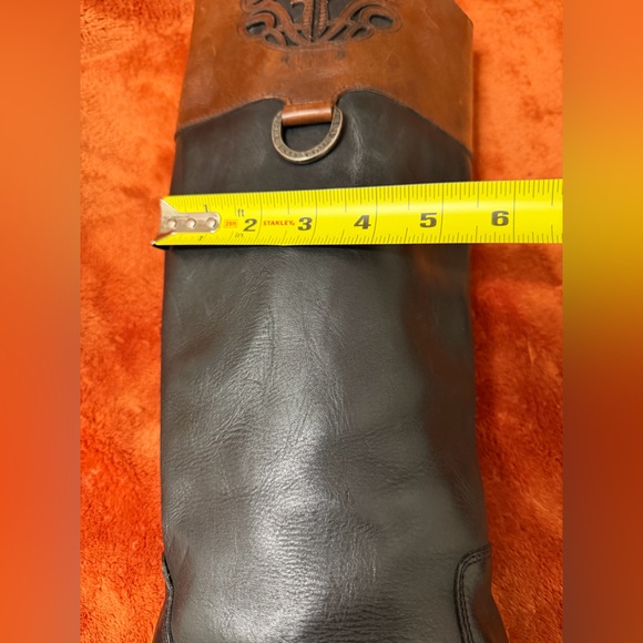 Frye Tan Leather two-tone riding boots. Authentic. - Picture 13 of 13